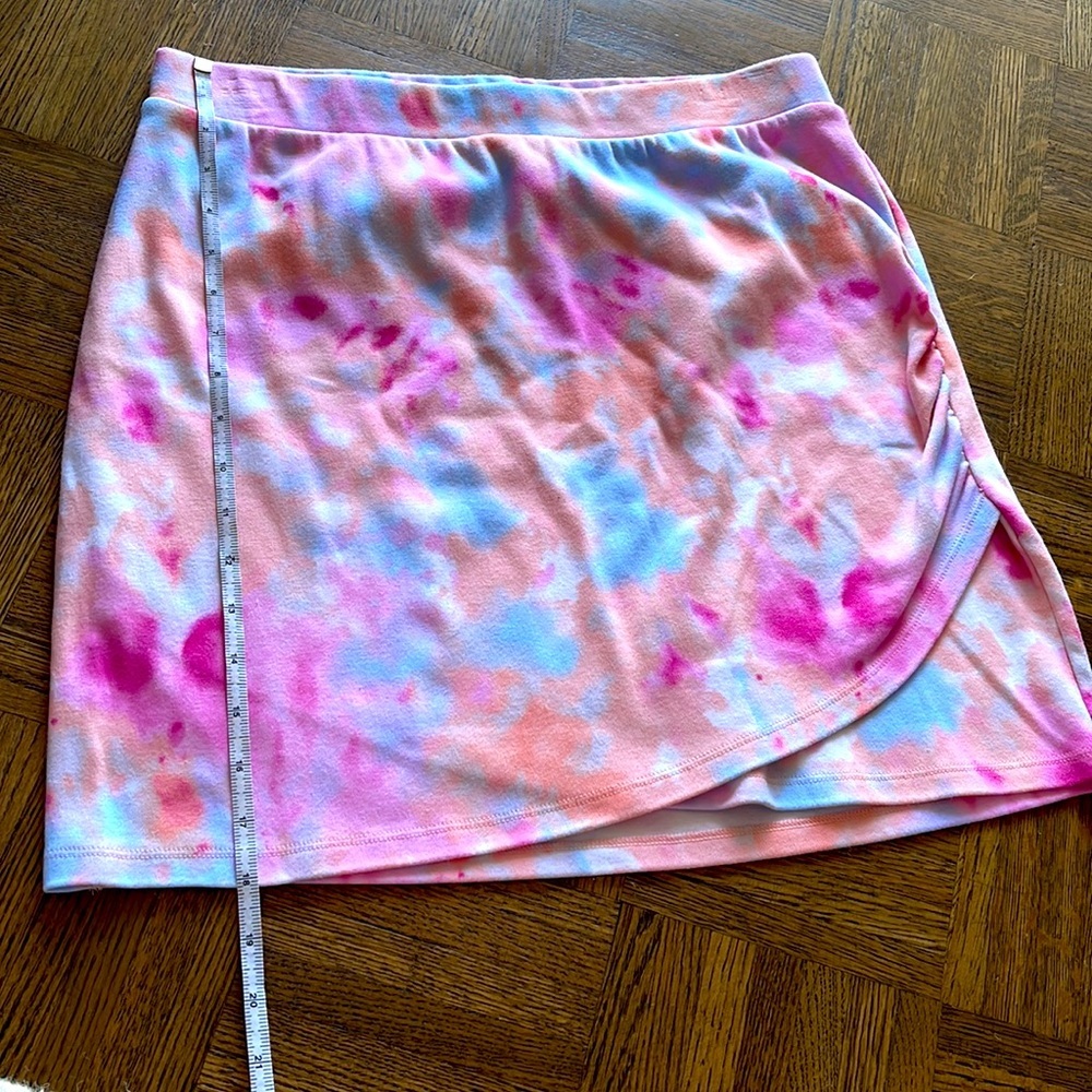 Tye Dye Colorful Mini Cotton Skirt - Picture 7 of 8